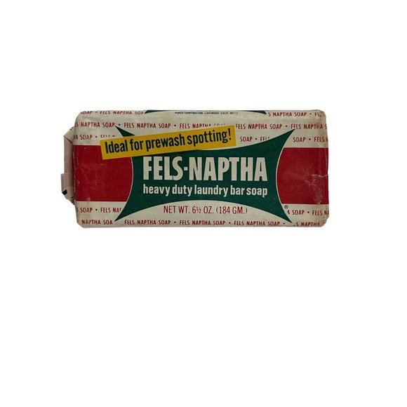 Bath Antique Vintage Fels Naptha Bar Soap Unopened Original Wrapper